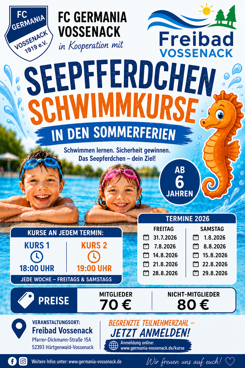 Schwimmkurse Vossenack